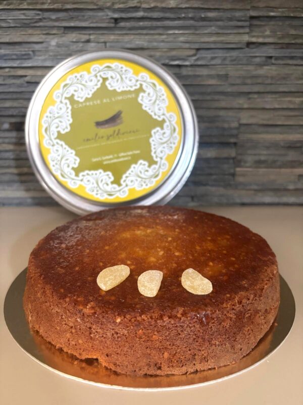 Torta caprese al limone