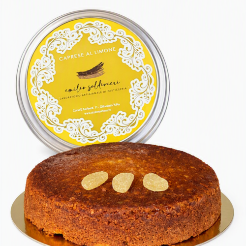 Torta caprese al limone