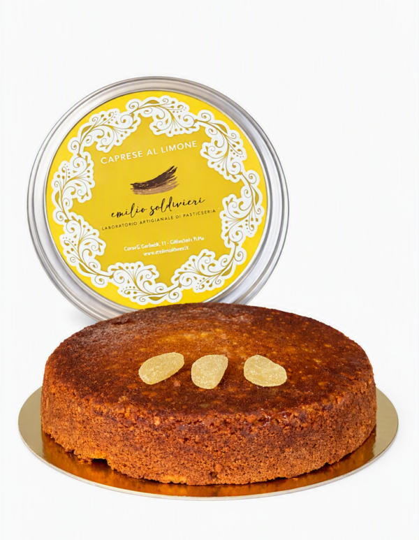 Torta caprese al limone